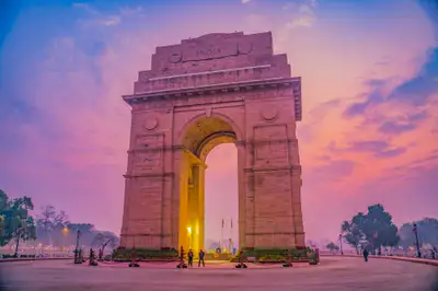 Delhi skyline