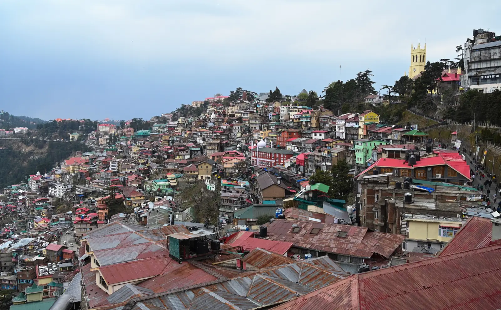 Shimla skyline