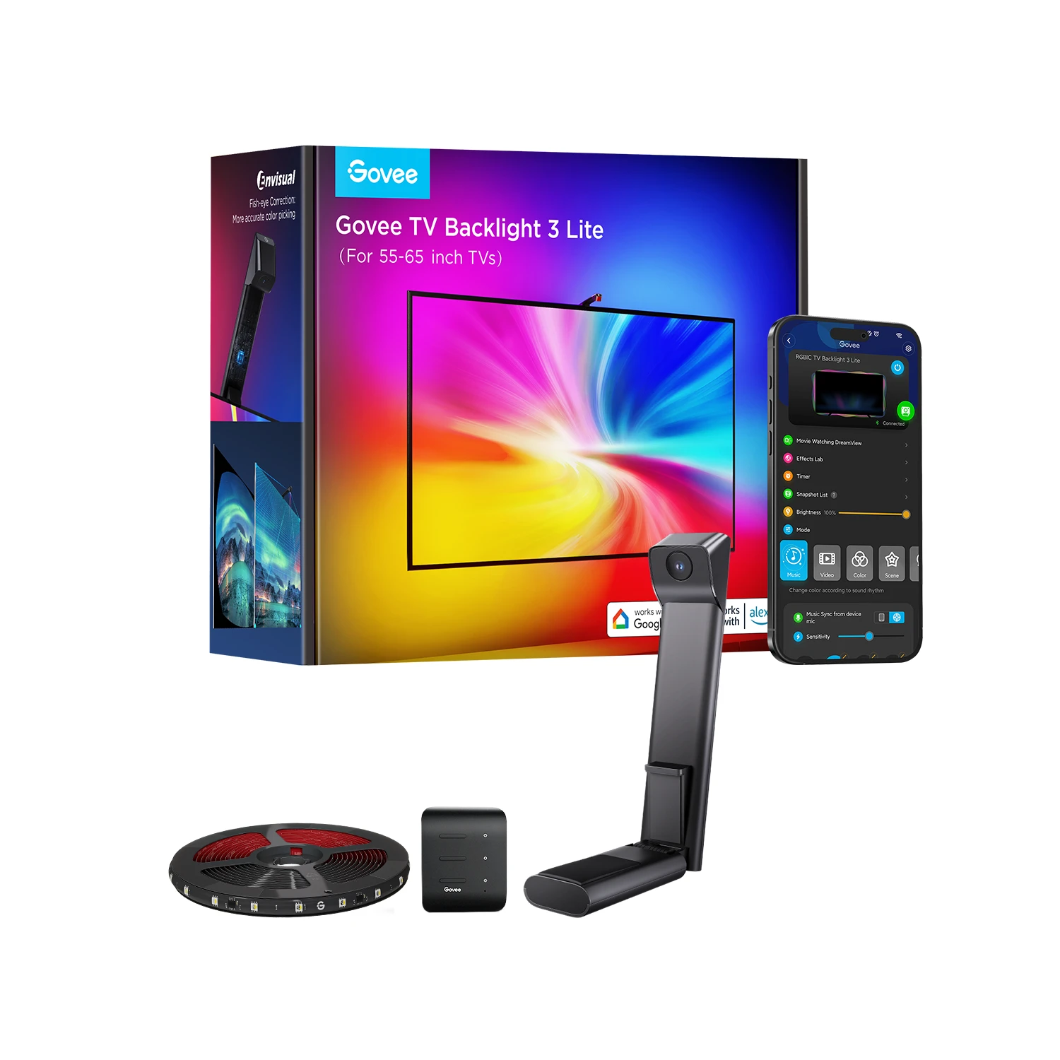 Govee TV Backlight 3 Lite — 55–65 inch
