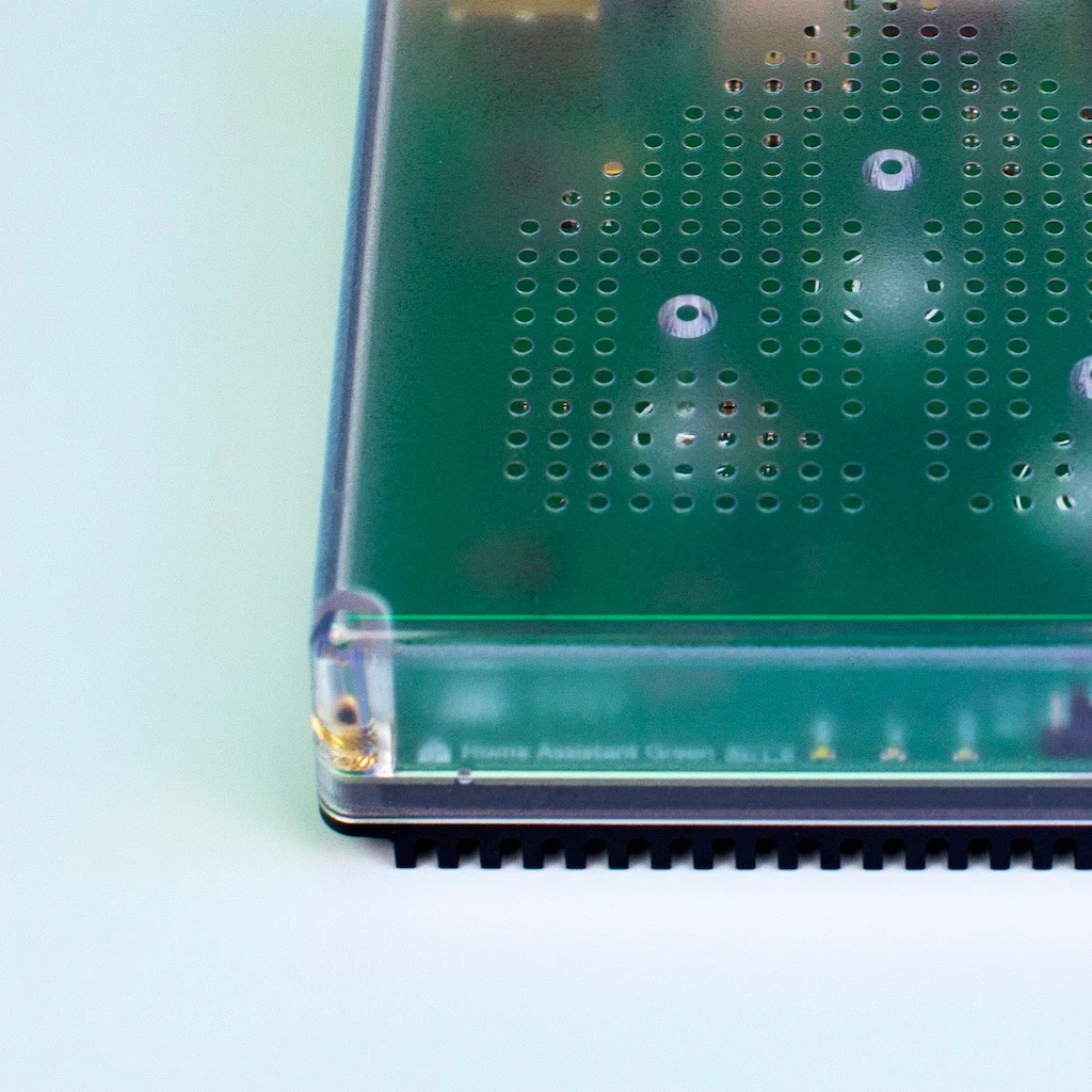 Home Assistant Green — top enclosure detail