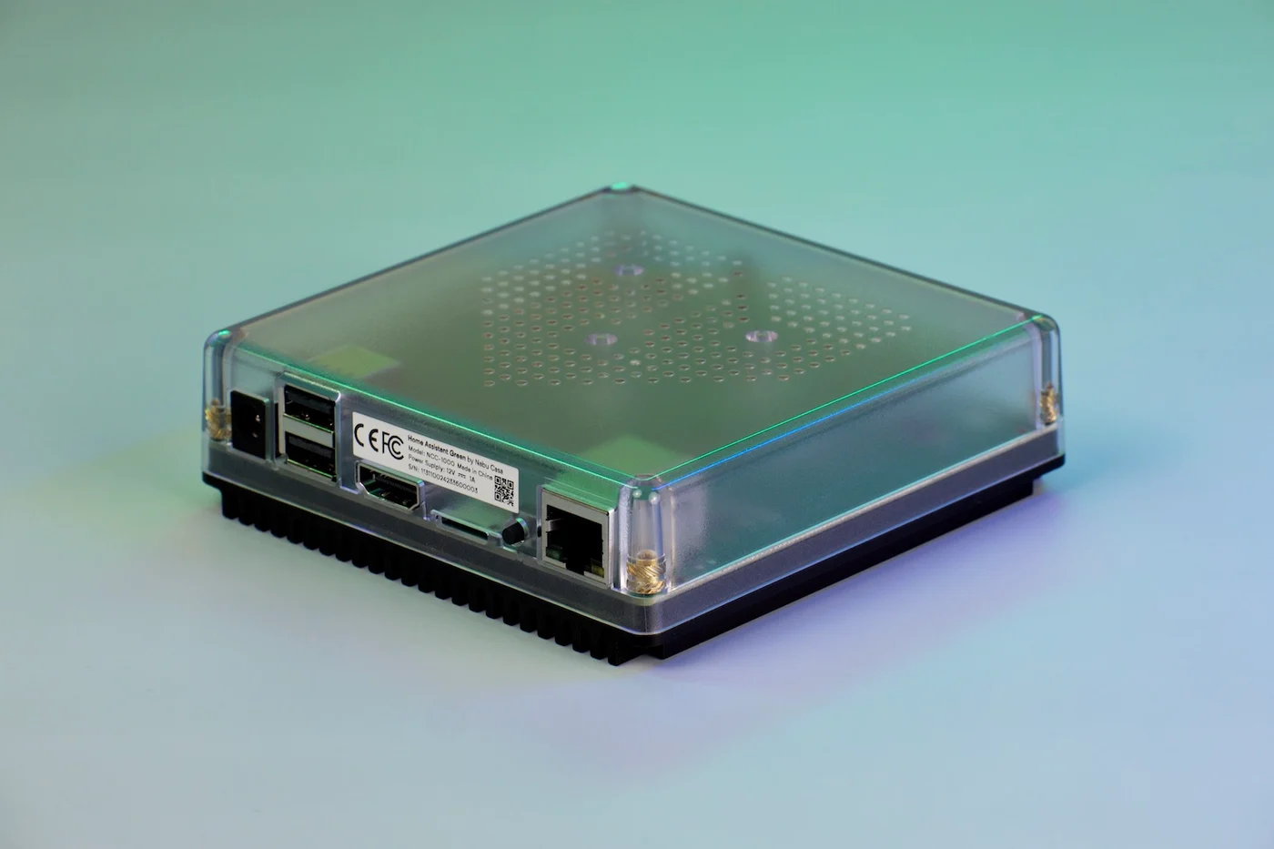 Home Assistant Green — rear ports and connections