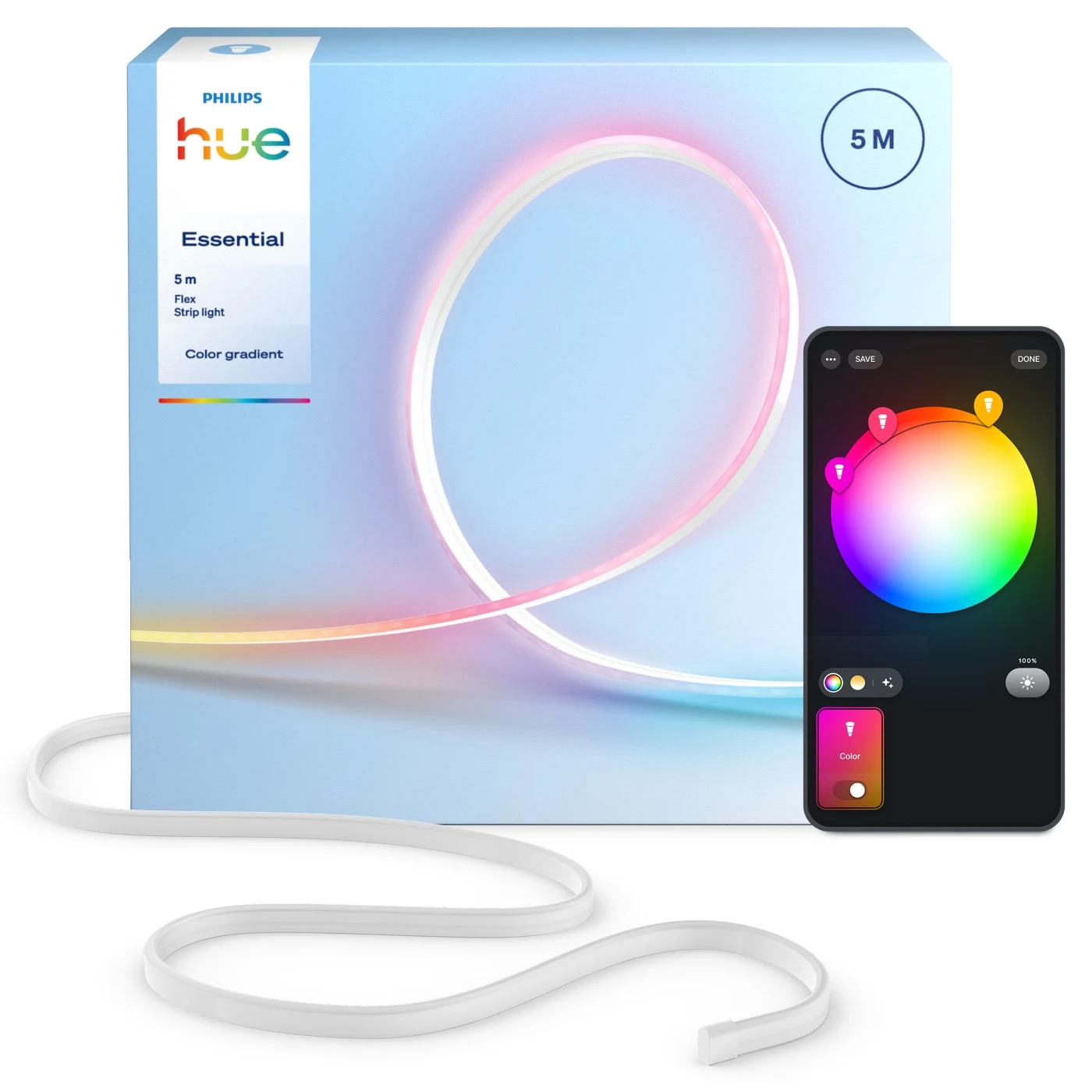 Philips Hue Essential Flex Lightstrip 5 m — manufacturer product view