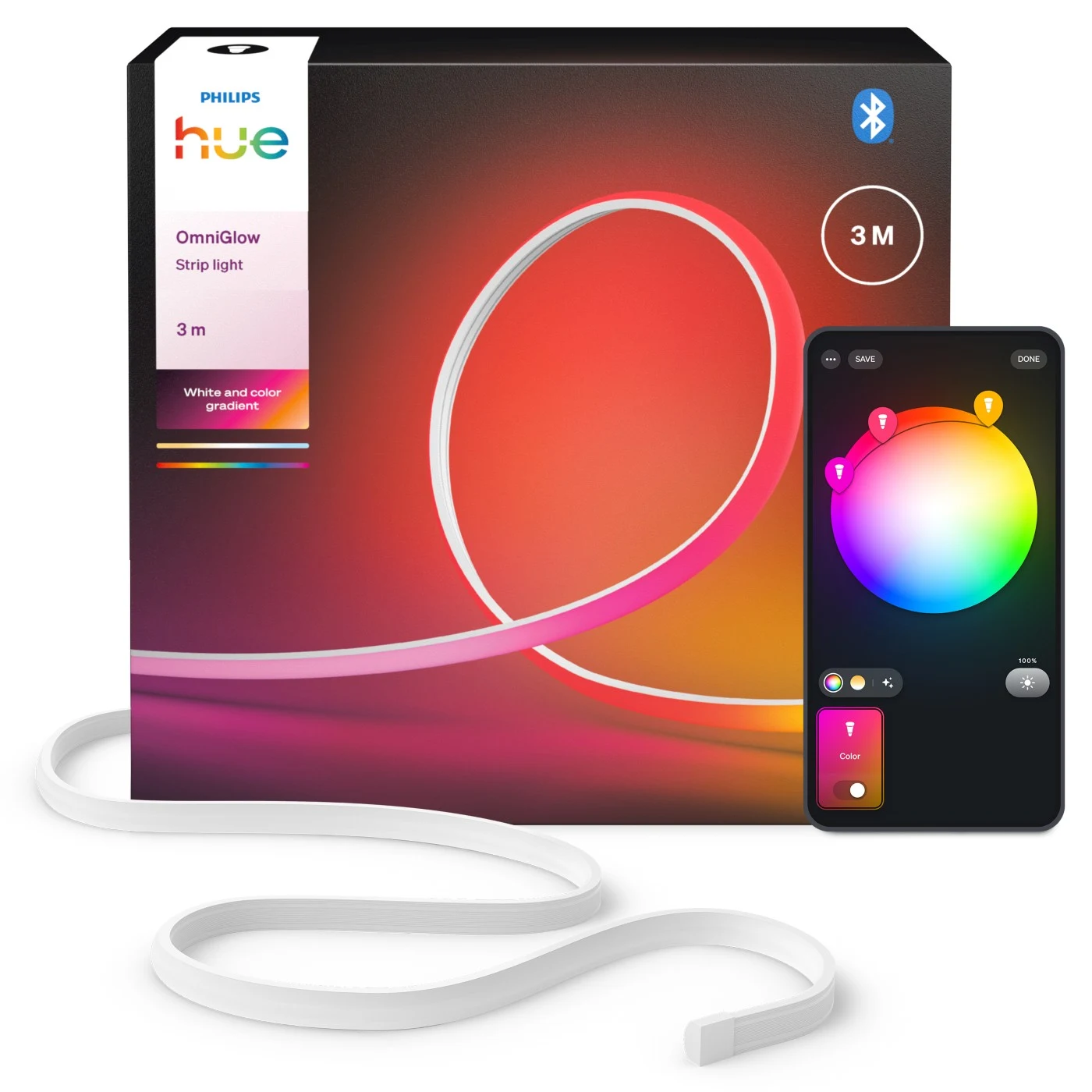 Philips Hue OmniGlow Lightstrip 3 m — manufacturer product view