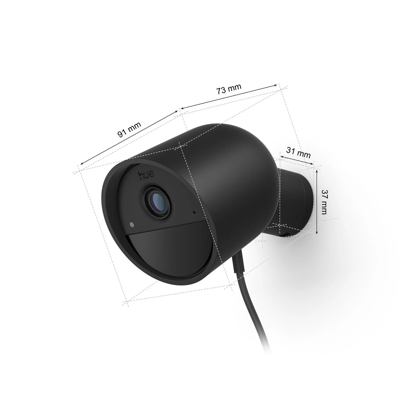 Philips Hue Secure 2K Wired Camera — manufacturer product view