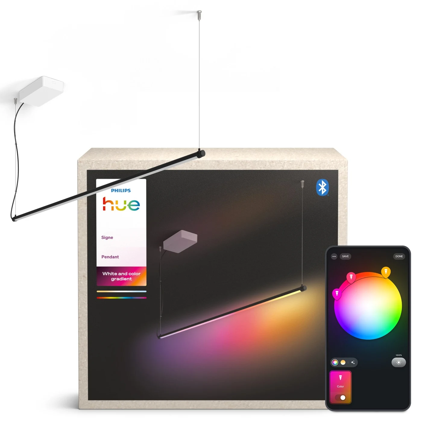 Philips Hue Signe Gradient Pendant — manufacturer product view