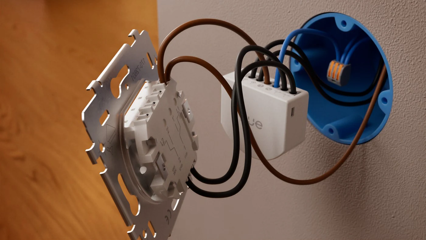 Philips Hue Wired On/Off Switch for Non-smart Lights – 2 Channels — manufacturer product view