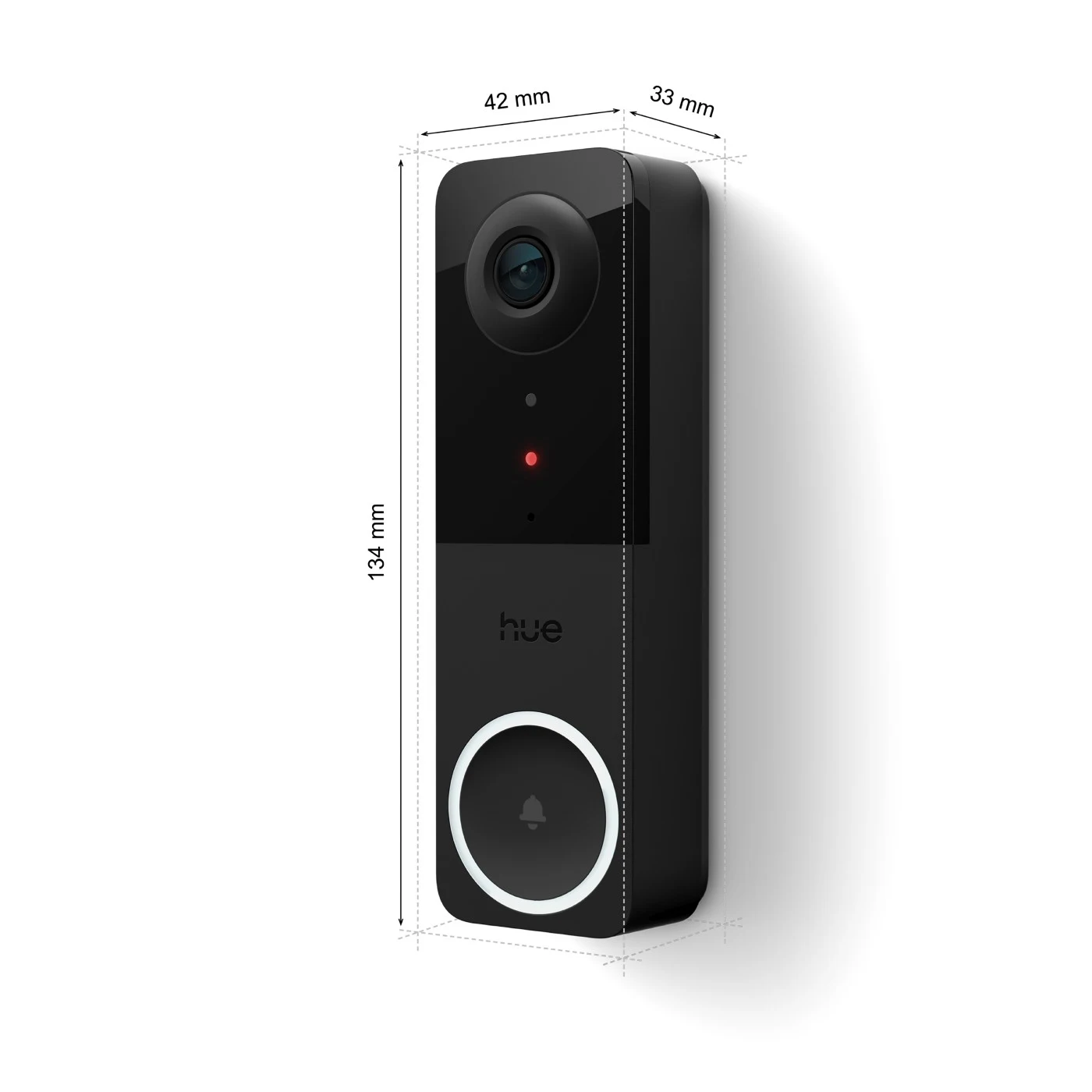 Philips Hue Secure Wired Video Doorbell — manufacturer product view
