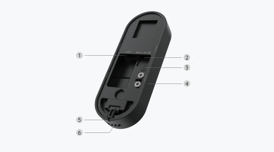 reolink video doorbell poe black manufacturer view 3