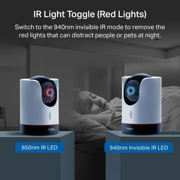 TP-Link Tapo C225 Security Camera — infrared light settings