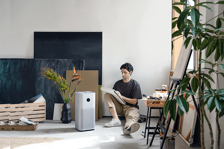 Xiaomi Smart Air Purifier 4 — living room placement