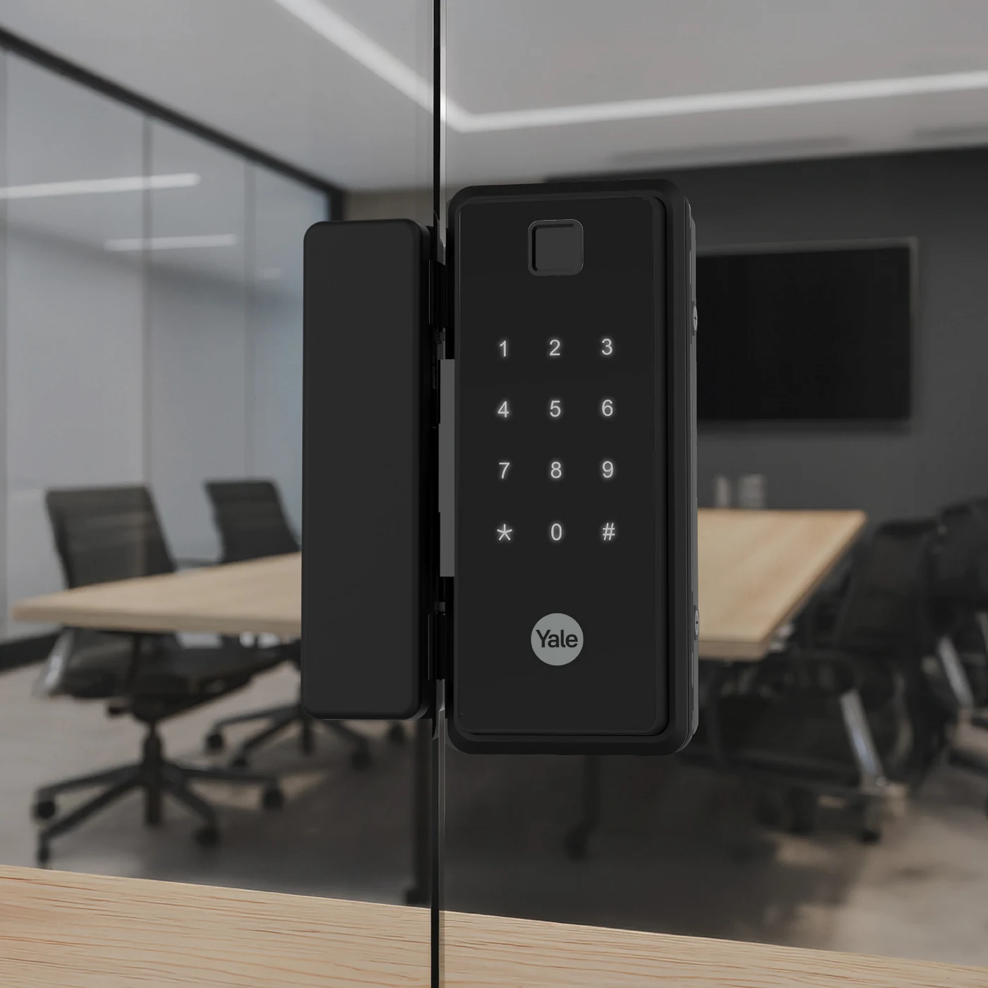 Yale Reflecta Glass Biometric — Yale manufacturer product view 3