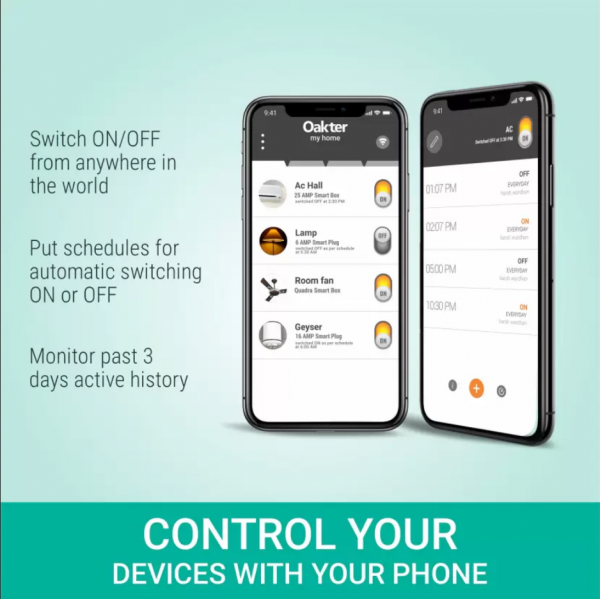 Oakter Quadra Smart Box - App Control